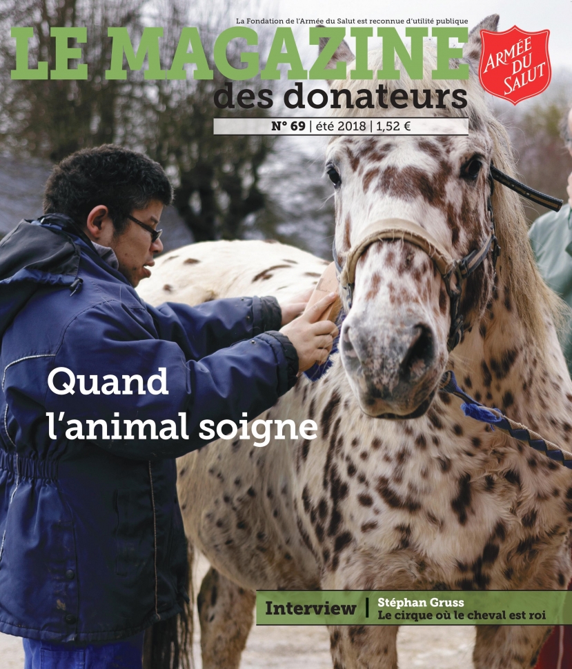 Quand l'animal soigne Magazine Fondation de l'Armée du Salut