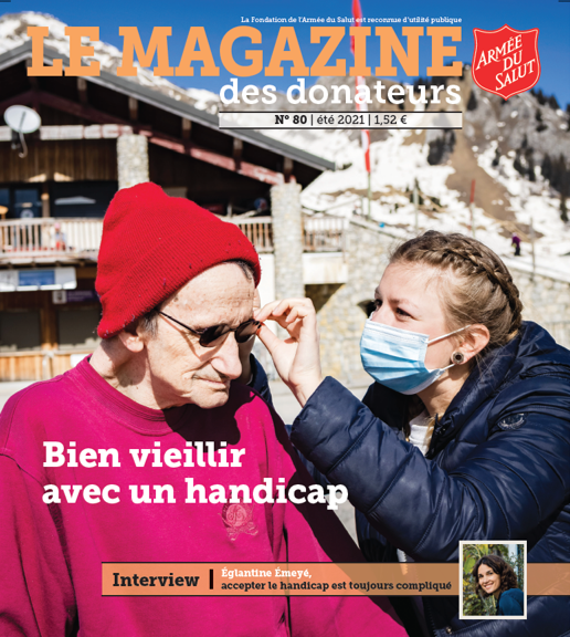 Magazine donateurs handicap emploi réinsertion professionnelle spiritualité Armée du Salut internationale