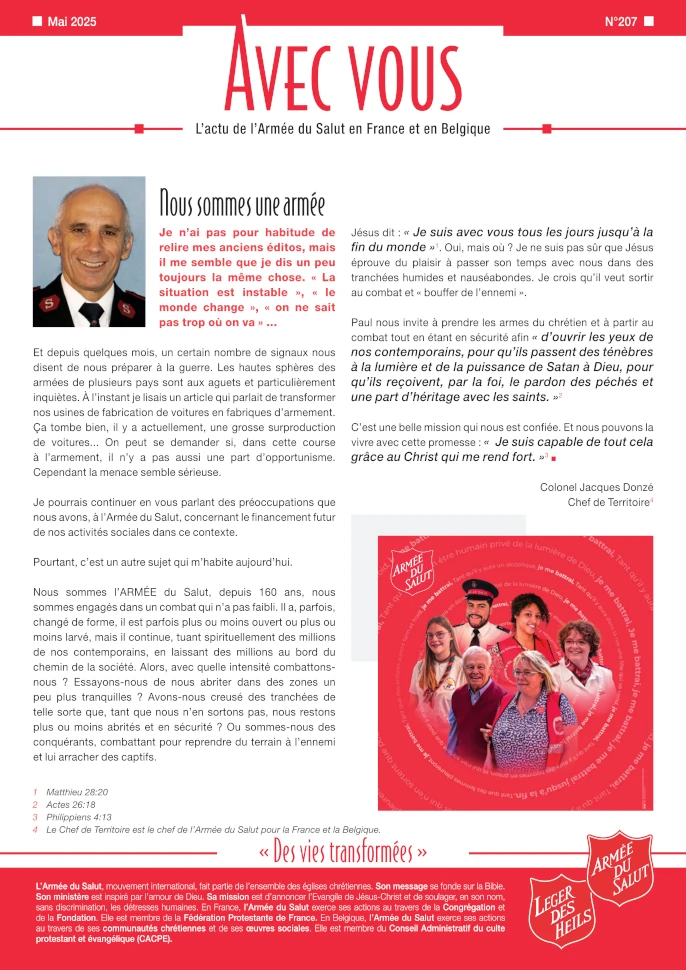 Avec Vous - Mai 2025