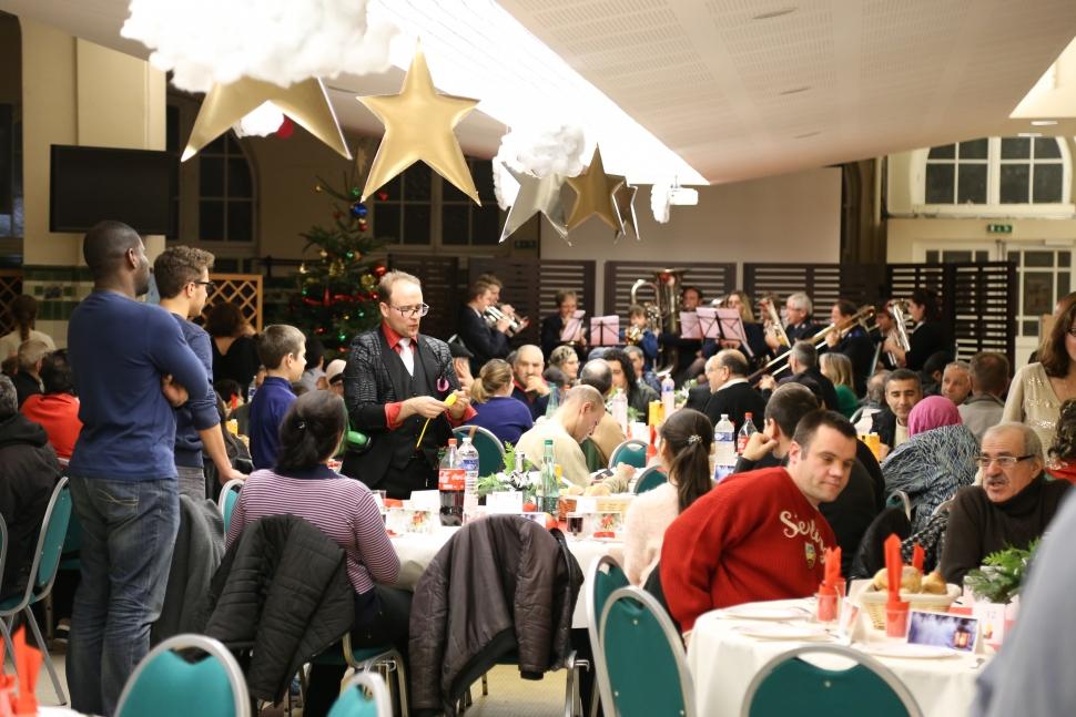 Repas Noël Armée du Salut France 