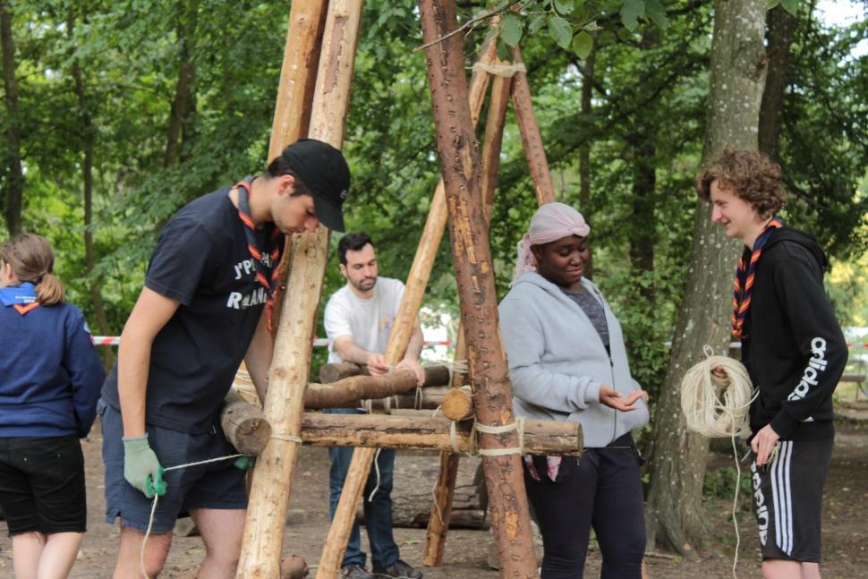 Rassemblement mondial des scouts de l'Armée du Salut-camps-nationaux