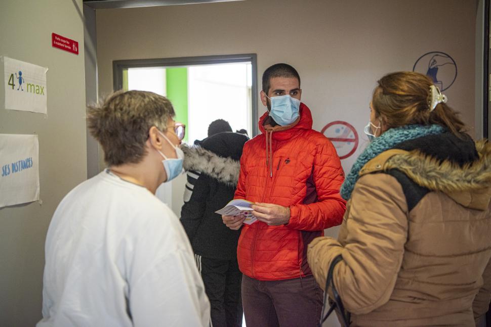 Echange au CHRS Henri Durand à Louviers