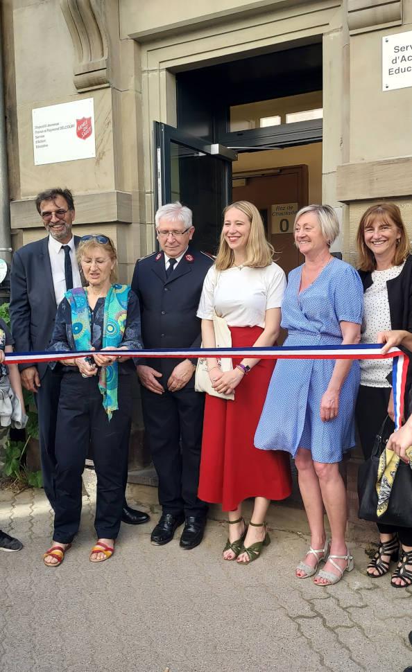 Inauguration dispositif Delcourt à Strasbourg