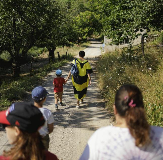 Ballade du matin Premières vacances en famille