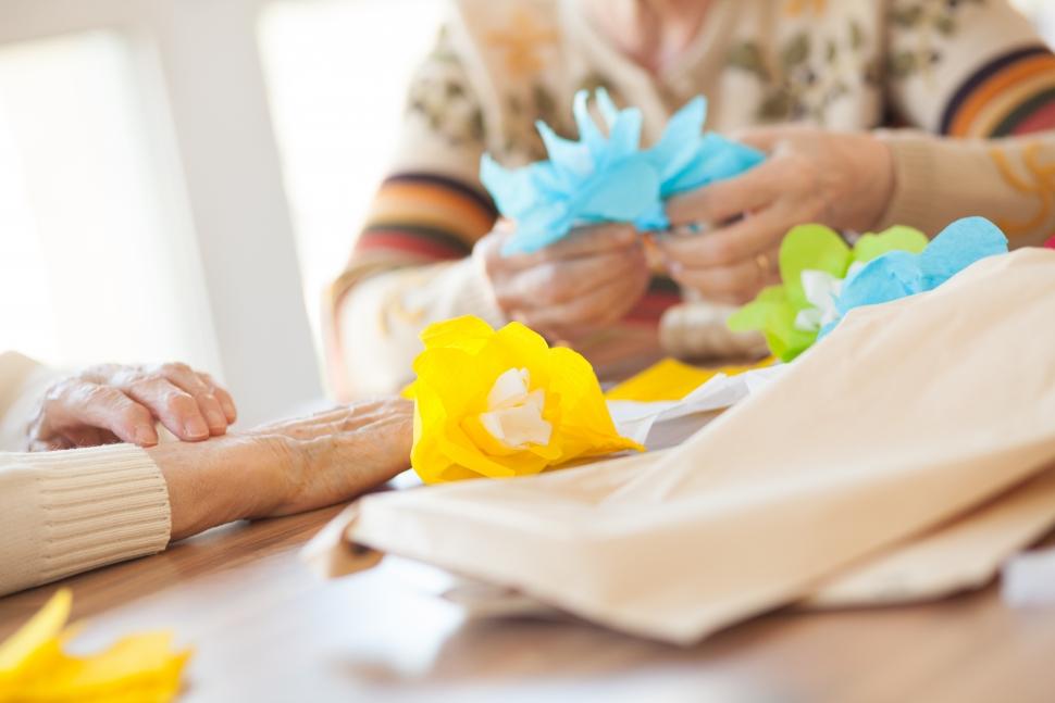 L'Armée du Salut lutte contre l'isolement des personnes âgées atelier fleur personnes âgées maison de retraite médicalisées