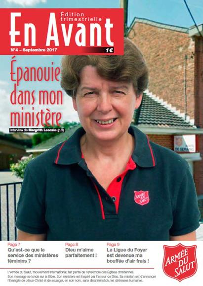 En Avant - Numéro - 4 - Septembre 2017 Journal historique Armée du Salut, En Avant réflexions spirituelles Congrégation de l'Armée du Salut en France actualité action Armée du Salut en Belgique