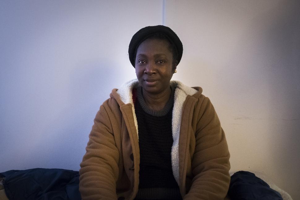 Grace a vécu plusieurs mois à la rue avant d'arriver à la Cité de Refuge Urgence hiver 2018 Fondation Armée du Salut Exclusion