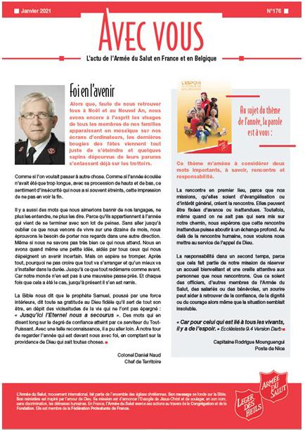 Avec Vous Janvier 2021 Avec Vous Janvier 2021
