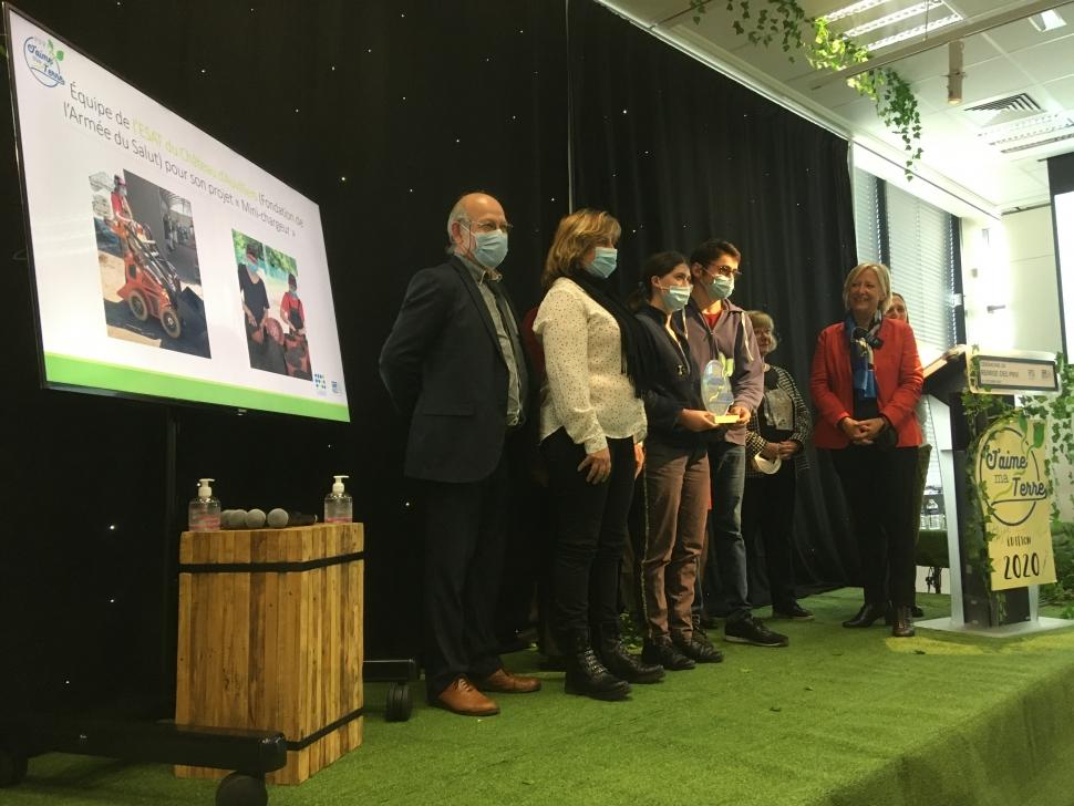 La remise des prix aux lauréats de l'ESAT Auvilliers La remise des prix aux lauréats de l'ESAT Auvilliers