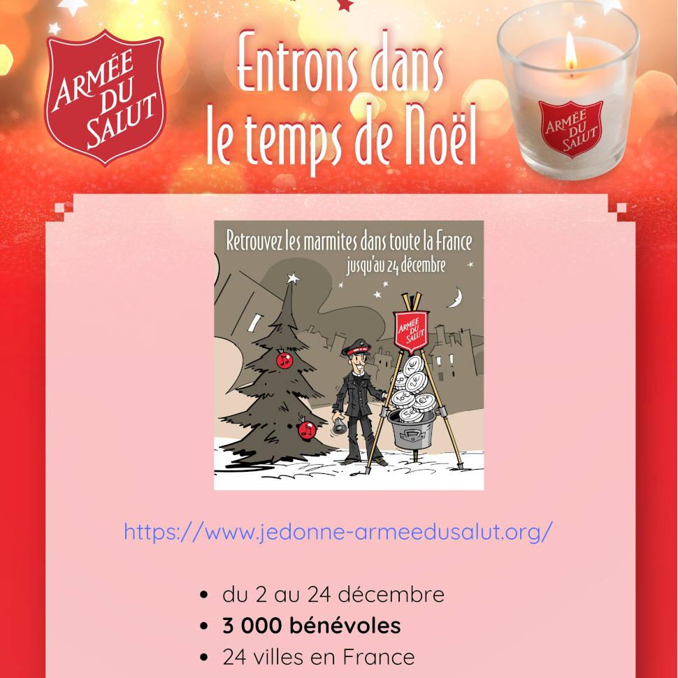 Campagne des marmites de Noël 2023 de l'Armée du Salut Campagne des marmites de Noël 2023 de l'Armée du Salut