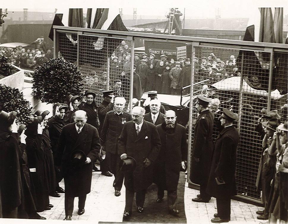 Inauguration de la Cité de Refuge par le président Albert Lebrun