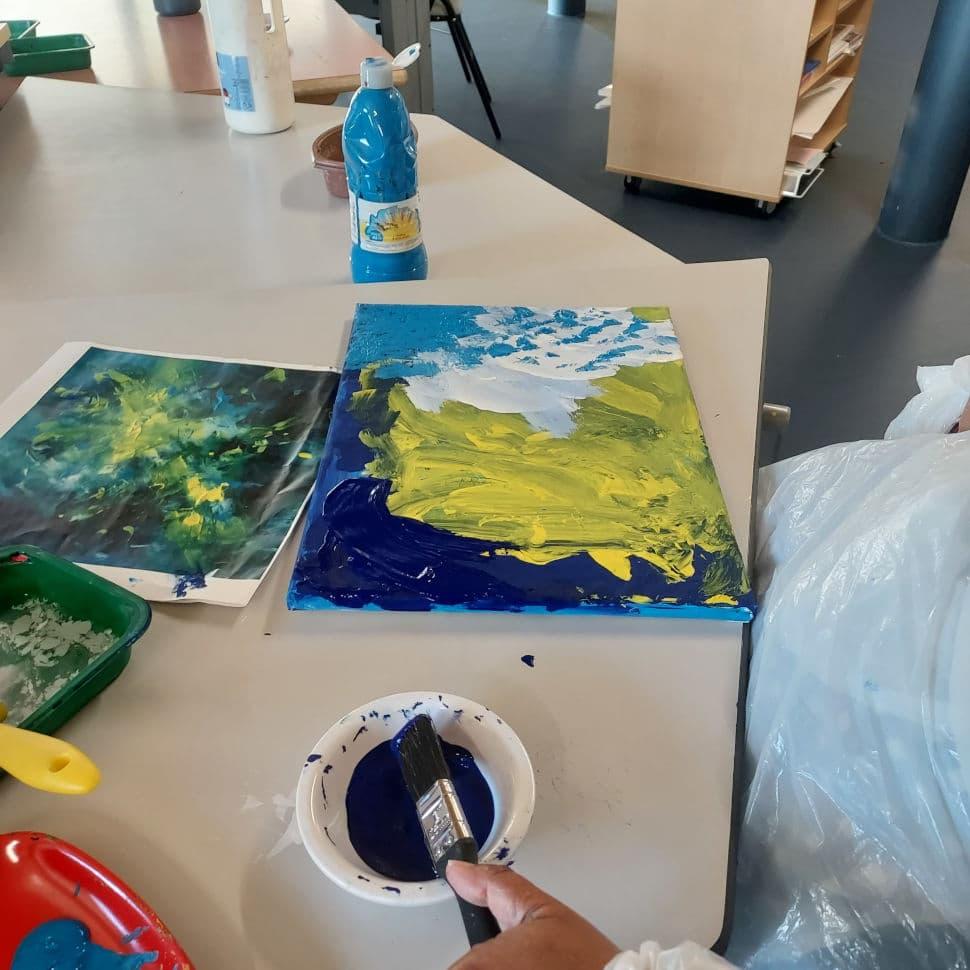 Un travail patient d'artiste