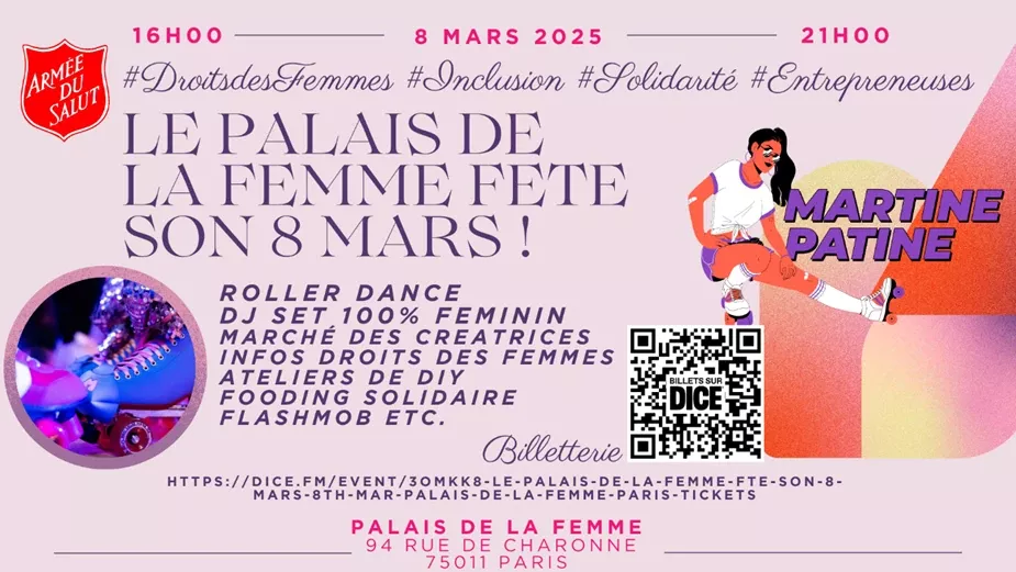 Le Palais de la Femme fête son 8 mars Le Palais de la Femme fête son 8 mars