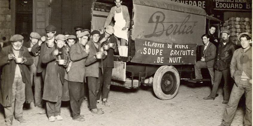 Soupes nuit Armée du Salut 1920 1930