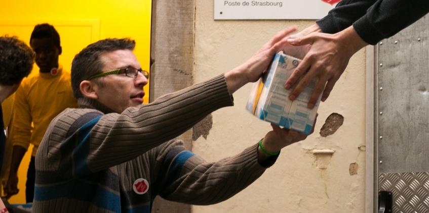 Poste de Strasbourg Congrégation Armée du Salut aide alimentaire 