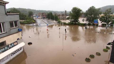 Inondations en Belgique : l’Armée du Salut aide les sinistrés