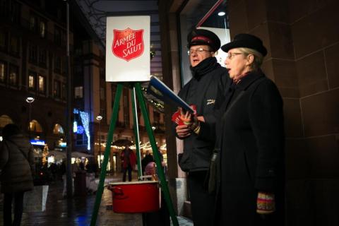 Campagne des marmites de Noël de l’Armée du Salut du 4 au 24 décembre 2021