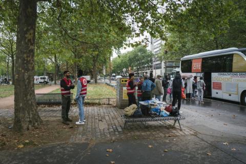 Permanence rue Halte humanitaire