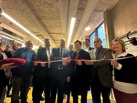 Inauguration de l'extension de la Ressourcerie de l'Armée du Salut à Paris dans le 15e arrondissement