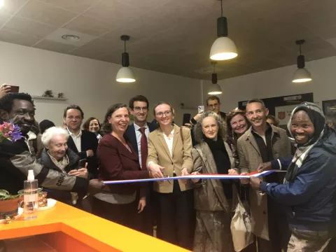 Inauguration de la maison du partage 