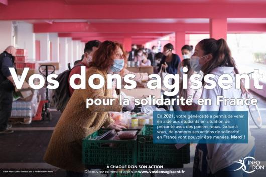 Dons associations fondations soutien financier donateurs solidarité santé exclusion jeunesse