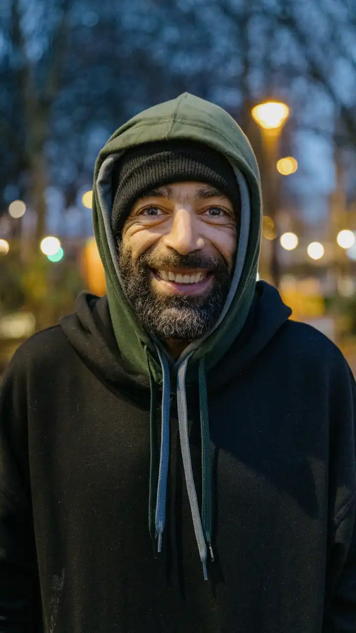 Photo d'une personne rencontrée lors de nos maraudes parisiennes