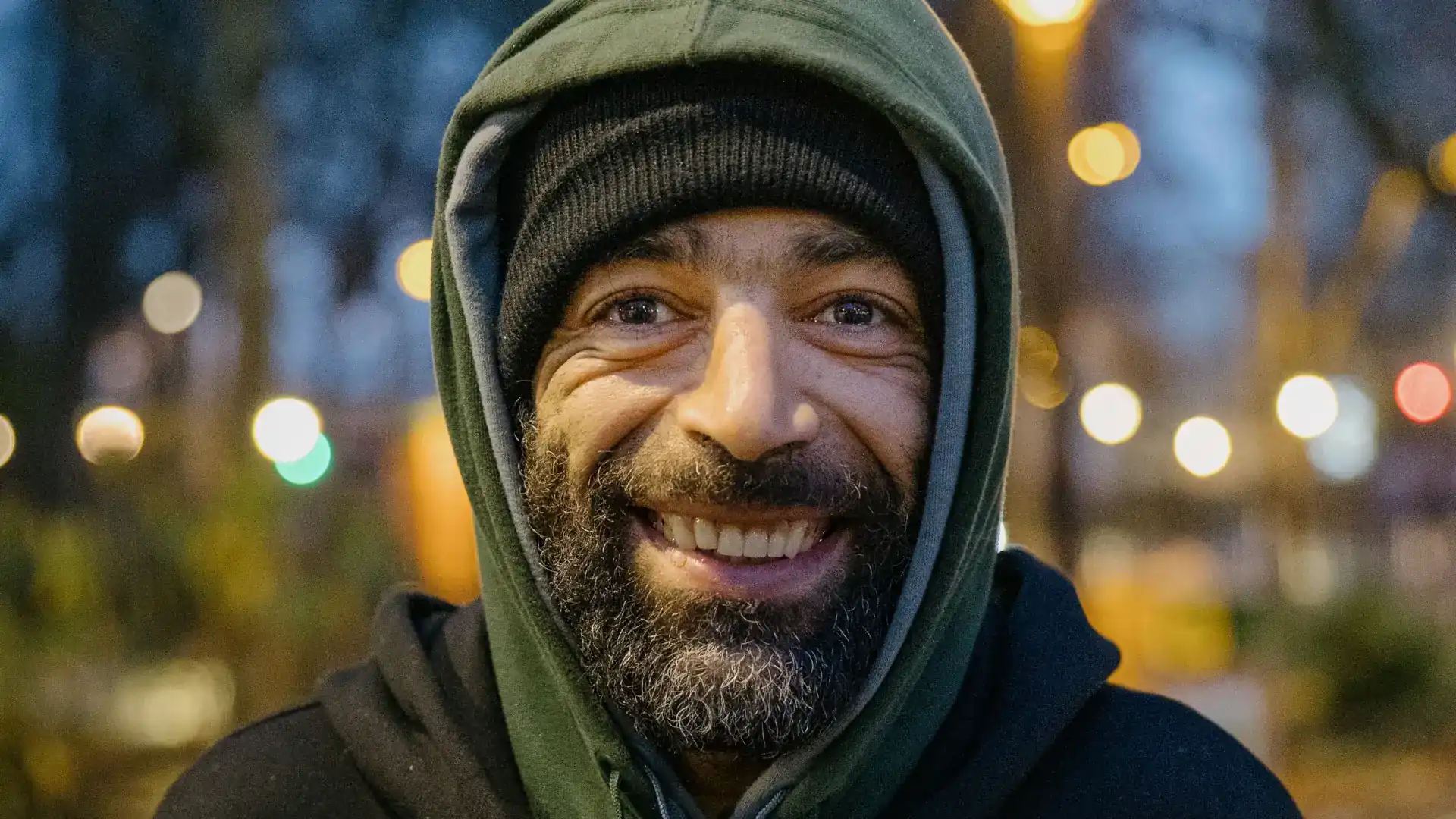 Photo d'une personne rencontrée lors de nos maraudes parisiennes
