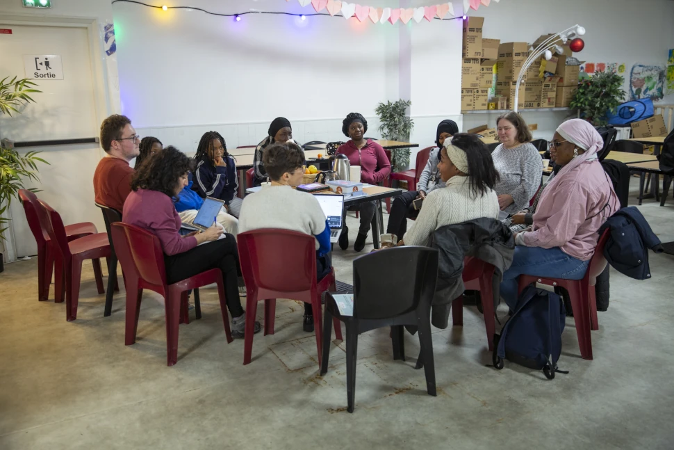 Des ateliers à propos de la précarité menstruelle