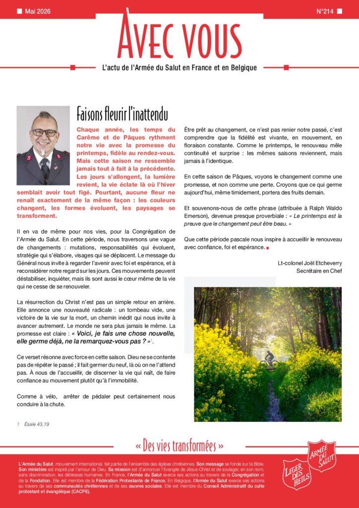 Faisons fleurir l’inattendu