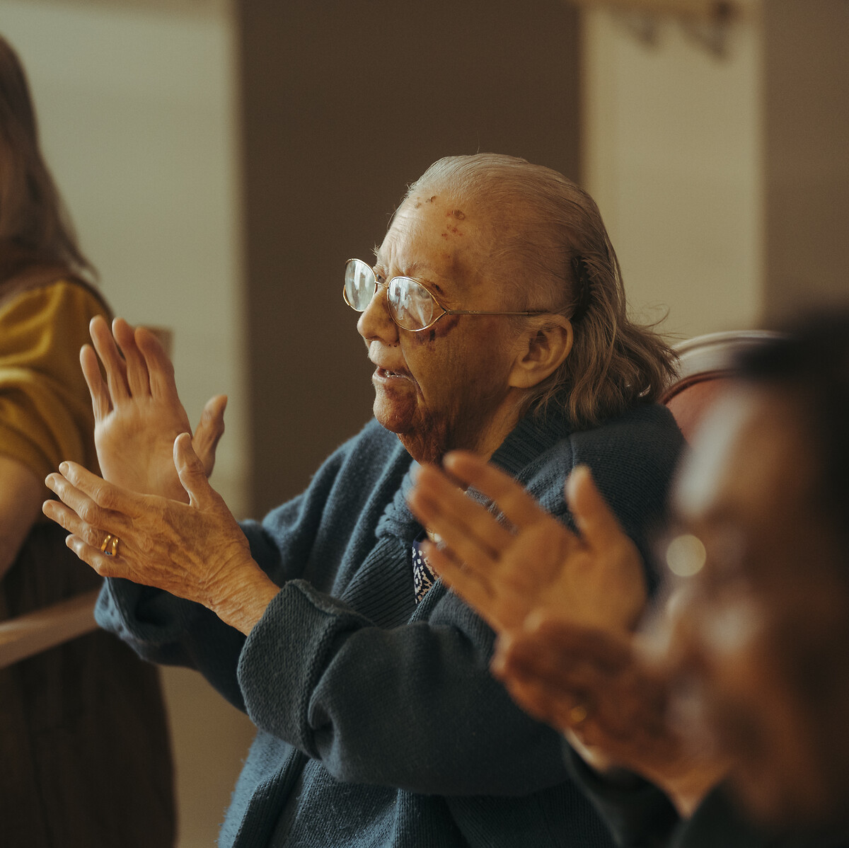 MME DELFOUR, séance de musicothérapie